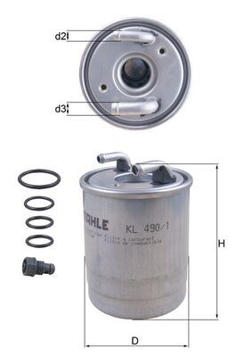 Fuel Filter MERCEDES-BENZ - 642 092 04 01