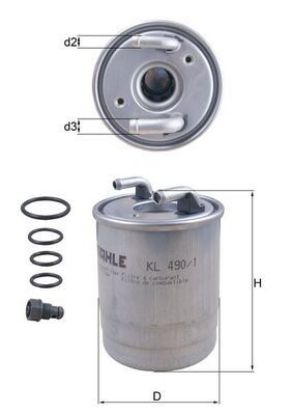 Fuel Filter MERCEDES-BENZ - 642 092 04 01