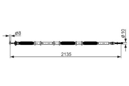 Cable Pull, parking brake -