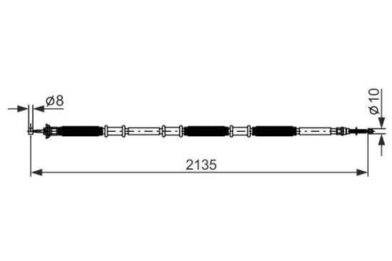 Cable Pull, parking brake -