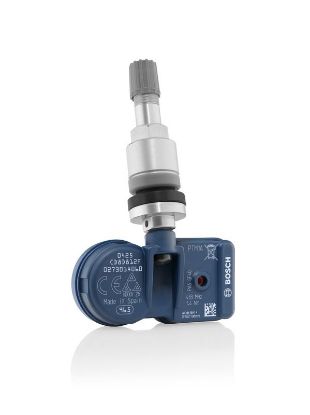Wheel Sensor, tyre-pressure monitoring system Clamp-in metall ventiil Hõbedane, fix nurk