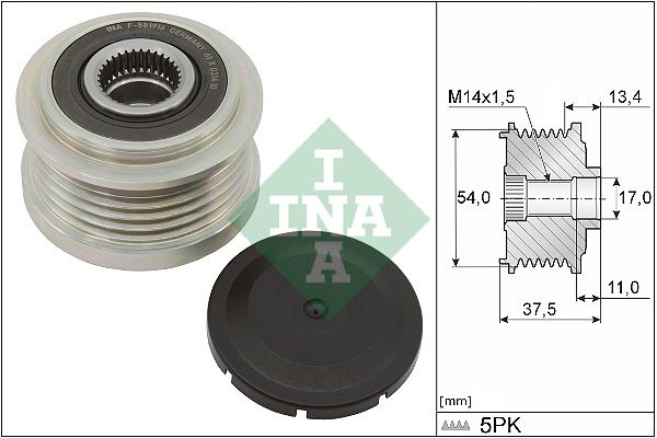 Alternator Freewheel Clutch - Alternator Freewheel Clutch -