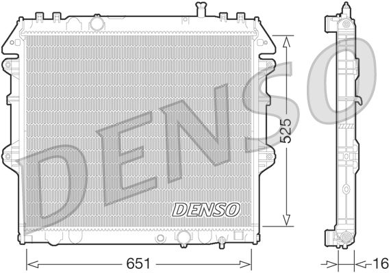 Radiator, engine cooling -