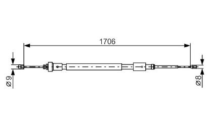 Cable Pull, parking brake -