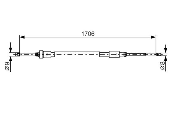 Cable Pull, parking brake -