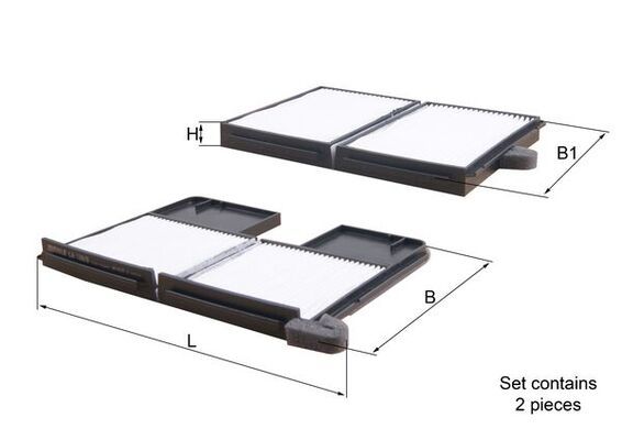 Filter, cabin air TOYOTA - 88880-20080