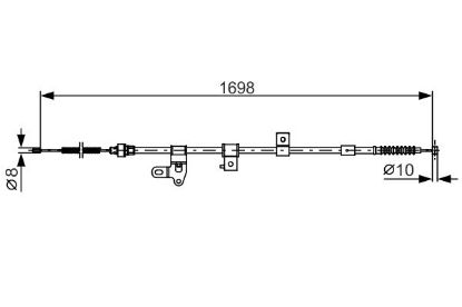 Cable Pull, parking brake -