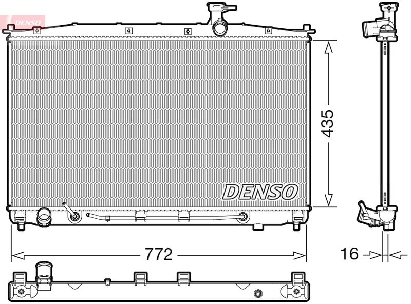 Radiator, engine cooling -