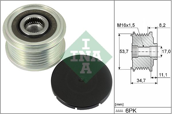 Alternator Freewheel Clutch - Alternator Freewheel Clutch -