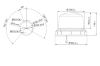 Rotating Beacon 10-30V, 7W, IP67, 118mm, R10 klass 5, R65 TA-1