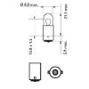 Bulb, direction indicator T4W BA9S
