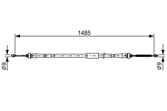 Cable Pull, parking brake -