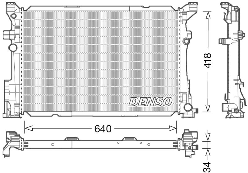 Radiator, engine cooling -