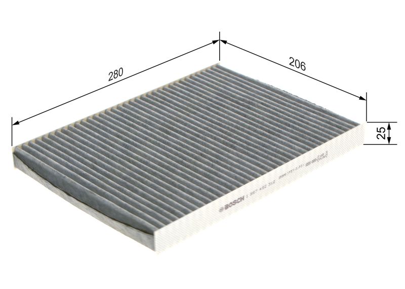 Filter, cabin air VAG - 8L0 091 800