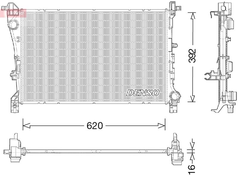 Radiator, engine cooling - Radiator, engine cooling -