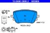 Brake Pad Set, disc brake MERCEDES-BENZ - 000 420 76 00