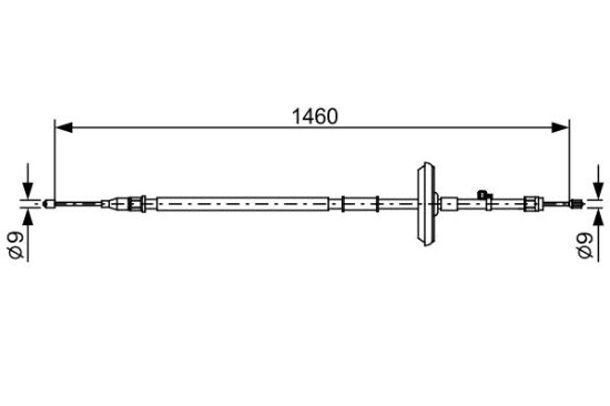 Cable Pull, parking brake -