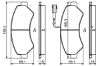 Brake Pad Set, disc brake PSA - 16 124 336 80