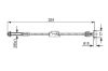 Cable Pull, parking brake -
