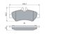 Brake Pad Set, disc brake MERCEDES-BENZ - 008 420 51 20