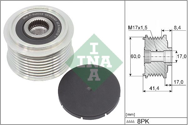 Alternator Freewheel Clutch - Alternator Freewheel Clutch -