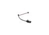 Warning Contact, brake pad wear -