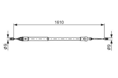 Cable Pull, parking brake -