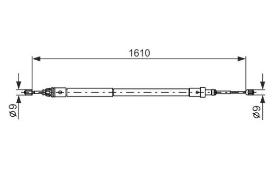 Cable Pull, parking brake -