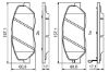 Brake Pad Set, disc brake HYUNDAI - 58101-3MA01