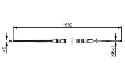 Cable Pull, parking brake -
