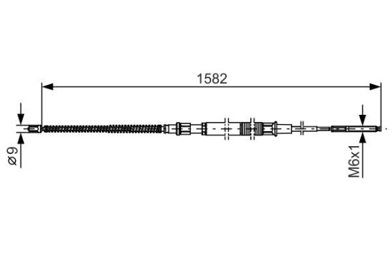 Cable Pull, parking brake -