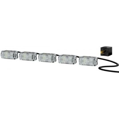 Daytime Running Light Set LEDayFlex II, 5xLED, 12V