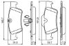 Brake Pad Set, disc brake MERCEDES-BENZ - 164 420 27 20