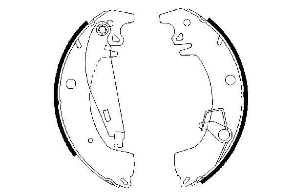 Brake Shoe Set -