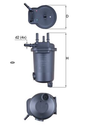 Fuel Filter Renault Clio III dci