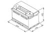 Starter Battery 75Ah 730A 315*175*175 - +