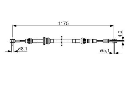 Cable Pull, parking brake -