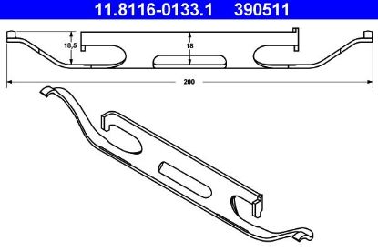Spring, brake caliper VOLVO - 30760612