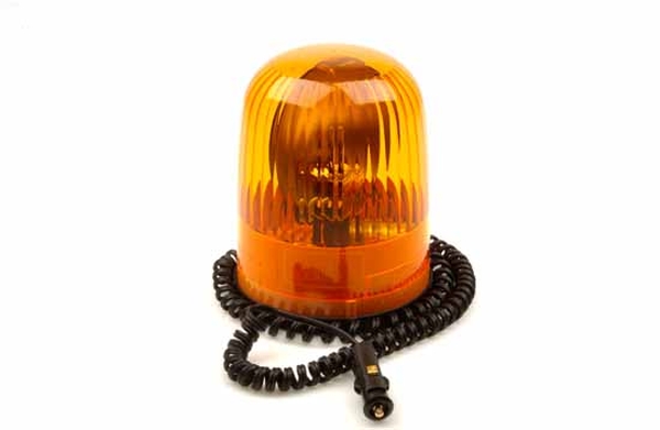 Rotating Beacon kollane halogeen H1 12V magnet KL junior