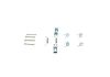 Accessory Kit, parking brake shoes -