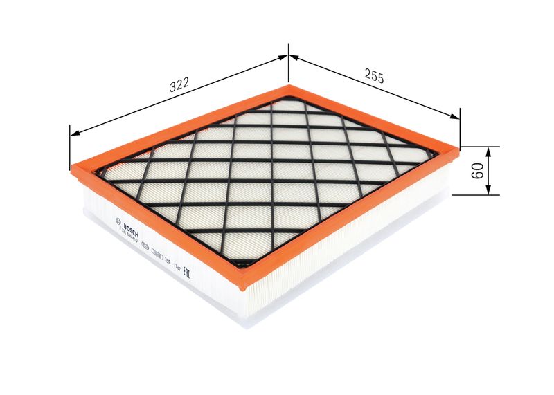 Air Filter BMW - 13 71 7 798 342