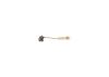 Warning Contact, brake pad wear -