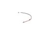 Warning Contact, brake pad wear -