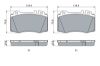 Brake Pad Set, disc brake MERCEDES-BENZ - 221 420 07 20
