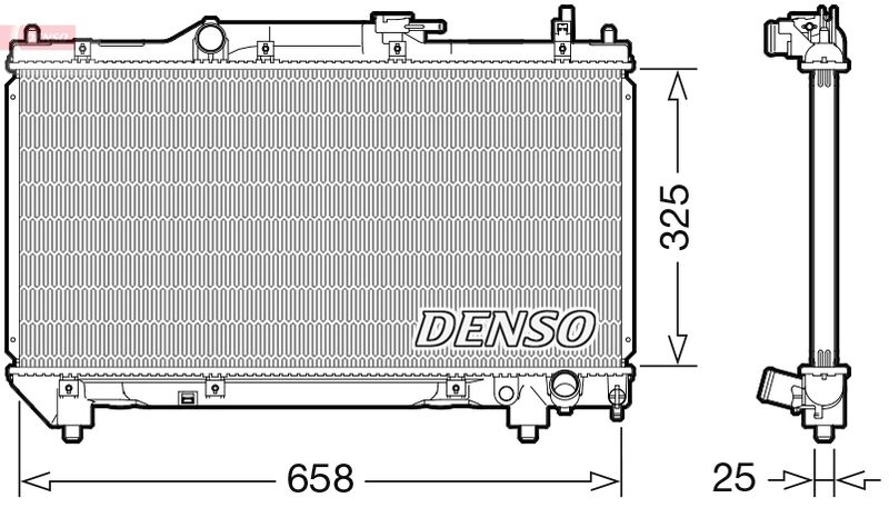 Radiator, engine cooling -