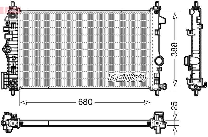 Radiator, engine cooling -