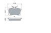 Brake Pad Set, disc brake VAG - 1J0 698 451 F