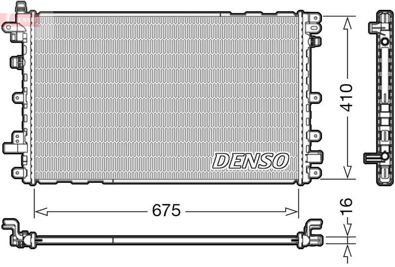 Radiator, engine cooling -