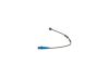 Warning Contact, brake pad wear -