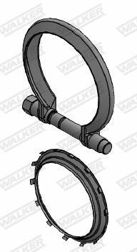 Clamping Piece, exhaust system -